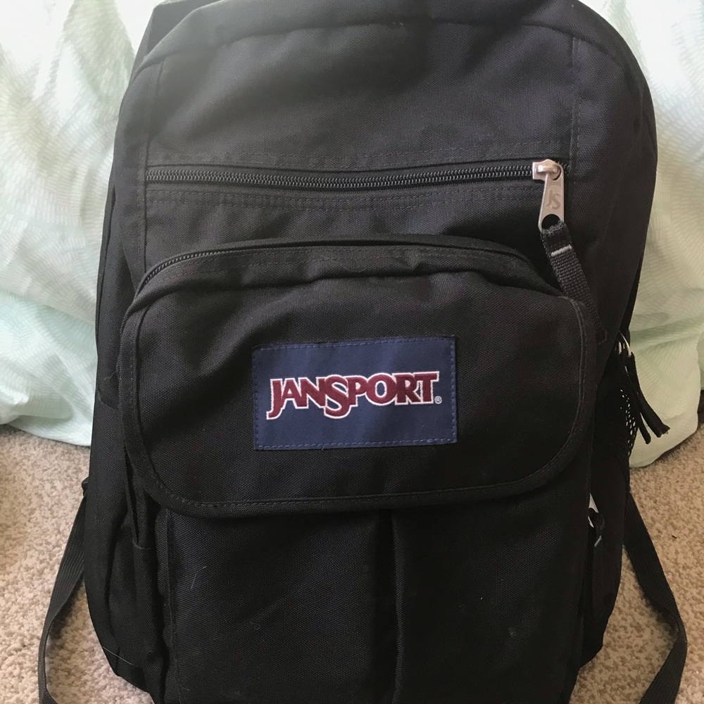 Large Black JANSPORT Backpack